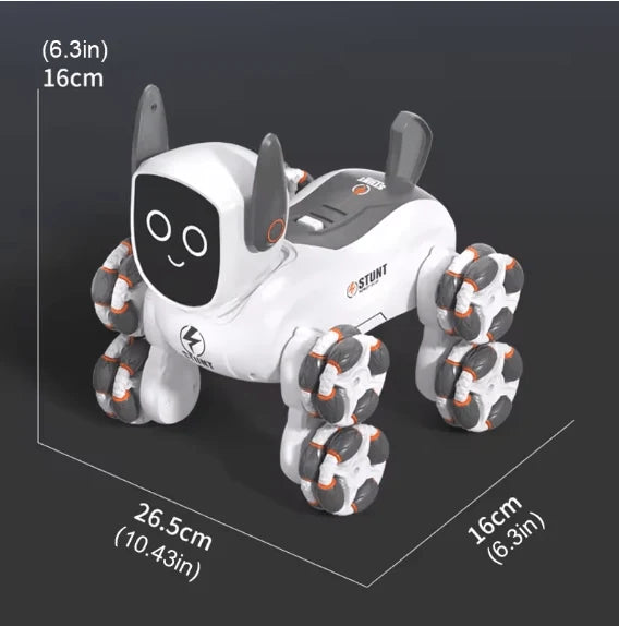 8‑Wheel Multi‑Functional RC Robot Dog