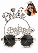 bride to be headband and glaseses